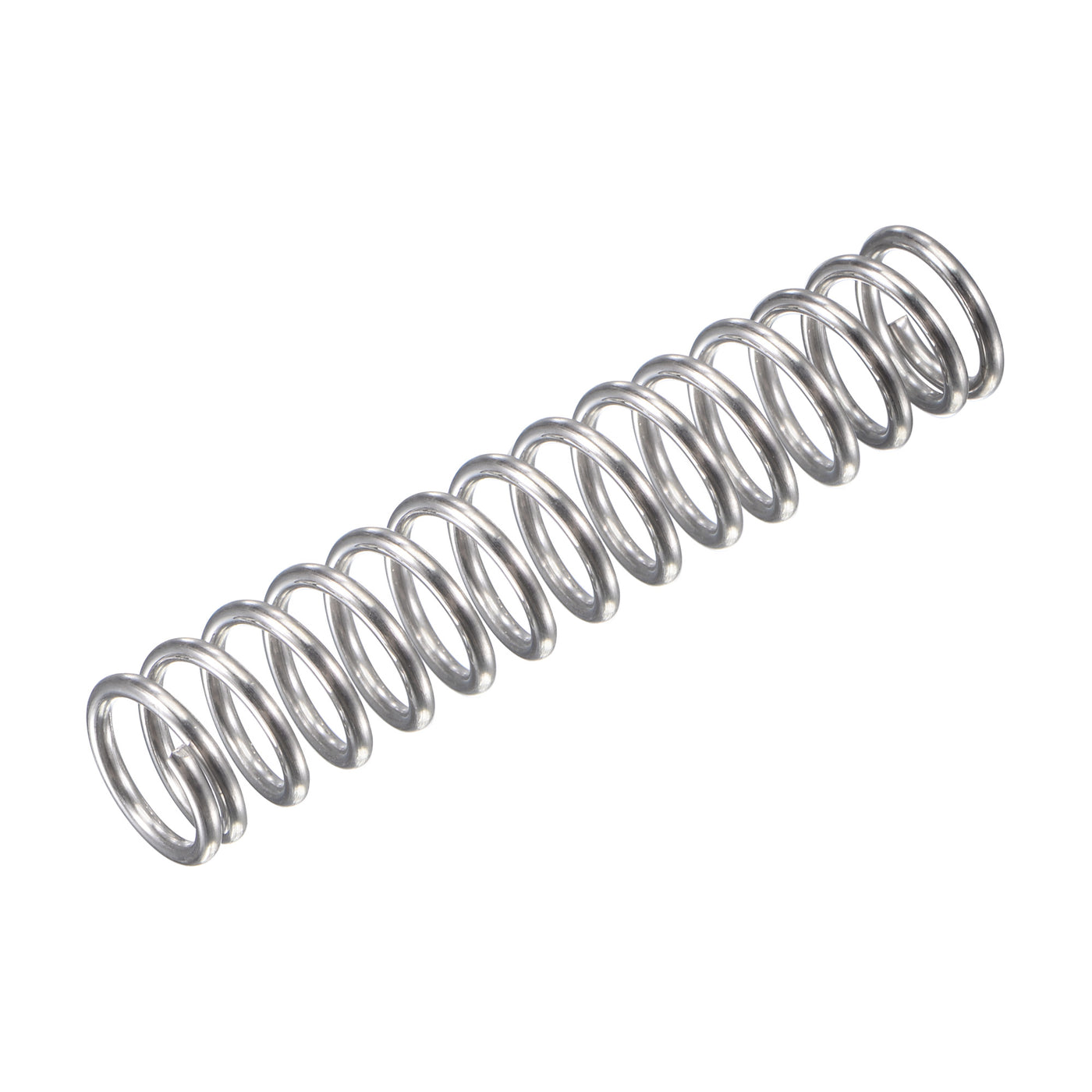 uxcell Uxcell 8mmx1mmx40mm 304 Stainless Steel Compression Spring 31.4N Load Capacity 5pcs