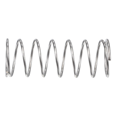 Harfington Uxcell 16mmx1mmx40mm 304 Stainless Steel Compression Spring 5.9N Load Capacity 5pcs