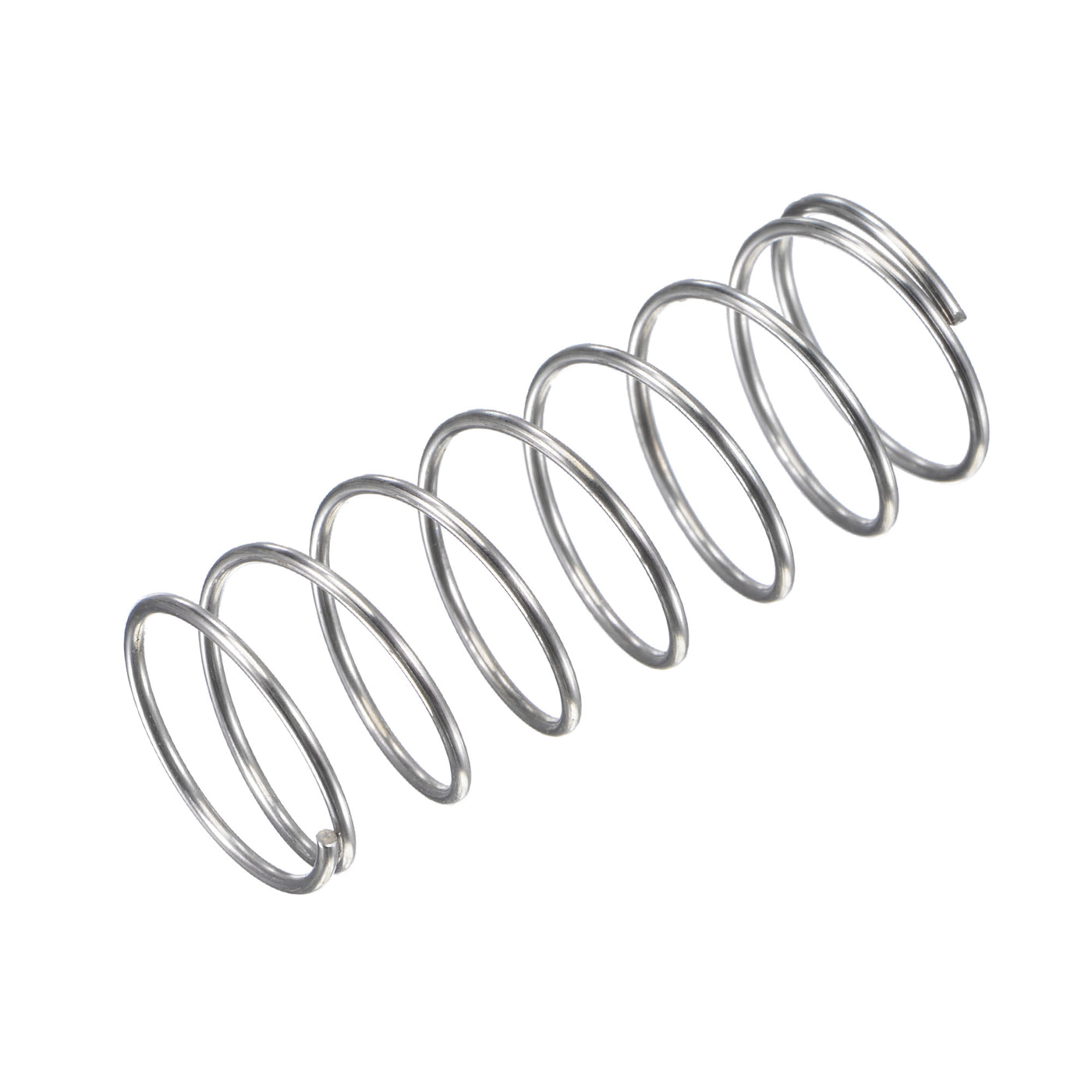 uxcell Uxcell 16mmx1mmx40mm 304 Stainless Steel Compression Spring 5.9N Load Capacity 5pcs