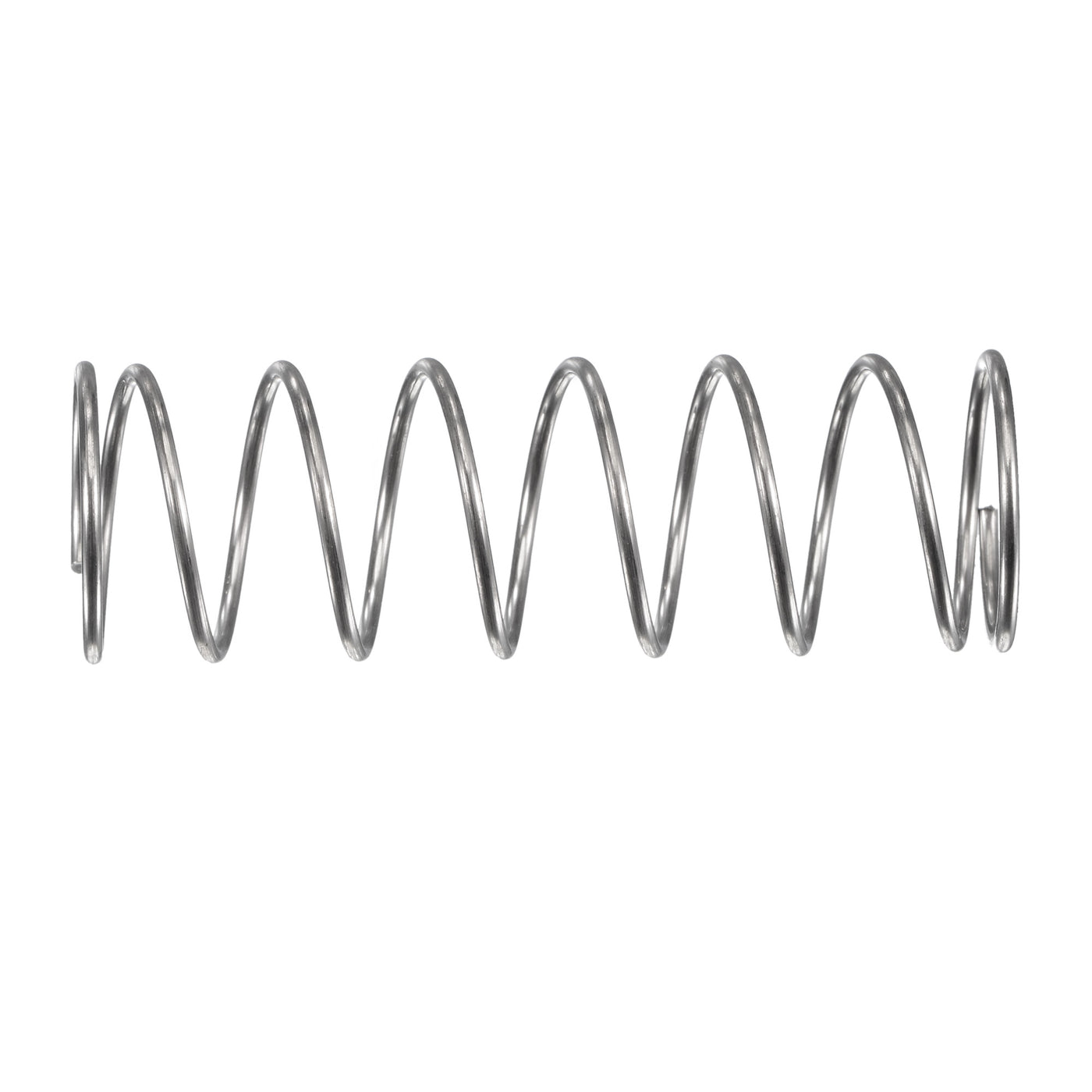 uxcell Uxcell 16mmx1mmx50mm 304 Stainless Steel Compression Spring 5.9N Load Capacity 5pcs