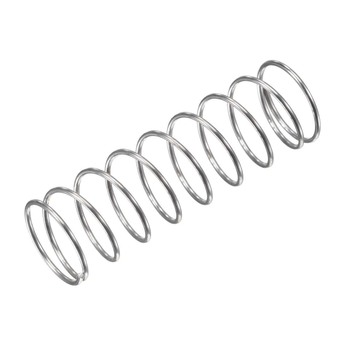 uxcell Uxcell 16mmx1mmx50mm 304 Stainless Steel Compression Spring 5.9N Load Capacity 5pcs