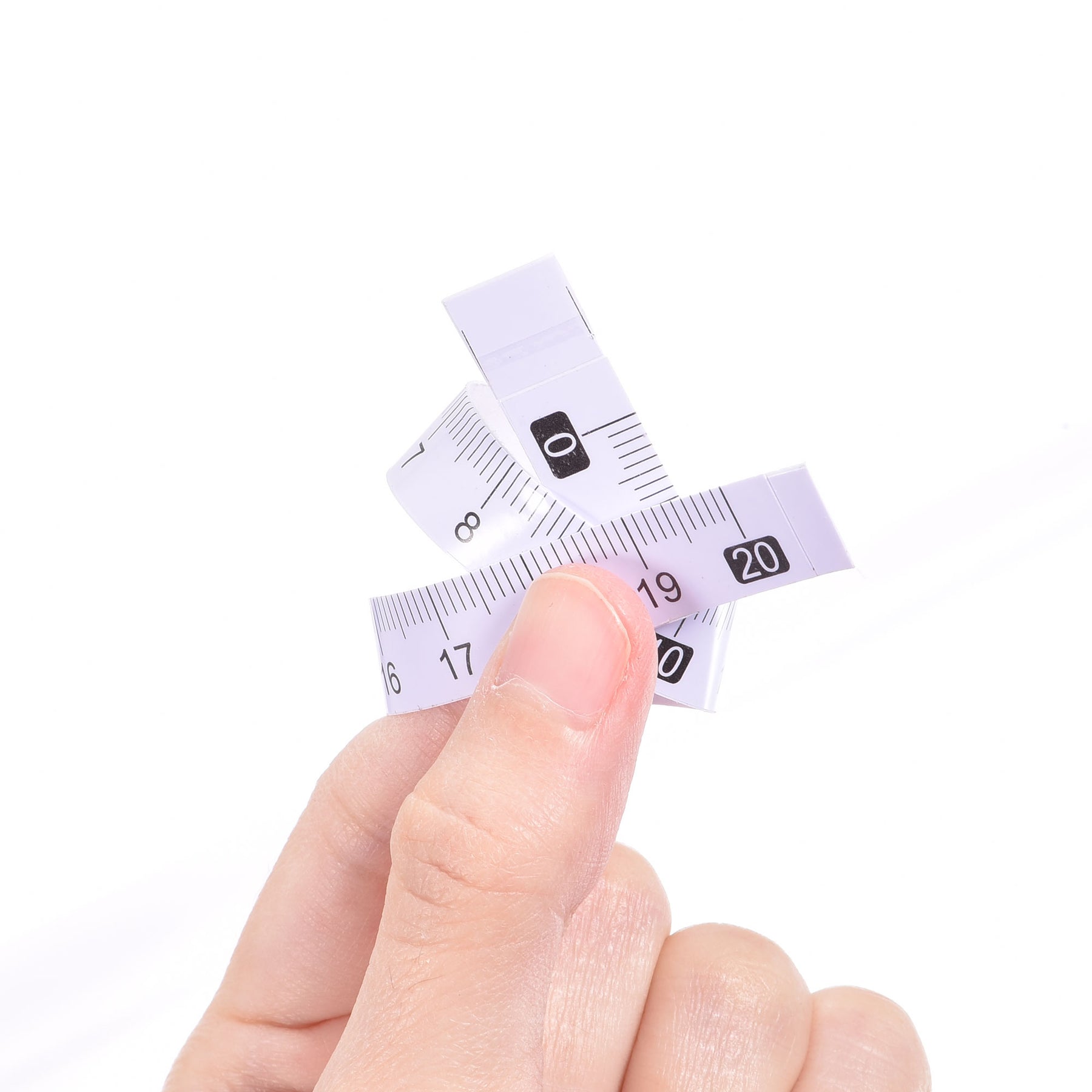 Uxcell 10Pcs Adhesive Tape Measure 20cm Left to Right Sticky Workbench ...