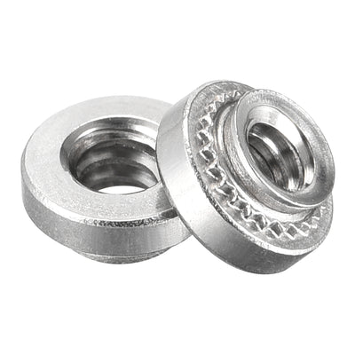 Harfington Uxcell Self -Clinching Nuts, Steel Rivet Nuts Fastener Hardware for Thin Sheet