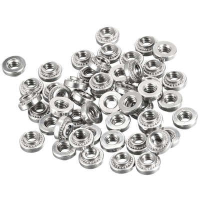 Harfington Uxcell Self -Clinching Nuts, Steel Rivet Nuts Fastener Hardware for Thin Sheet