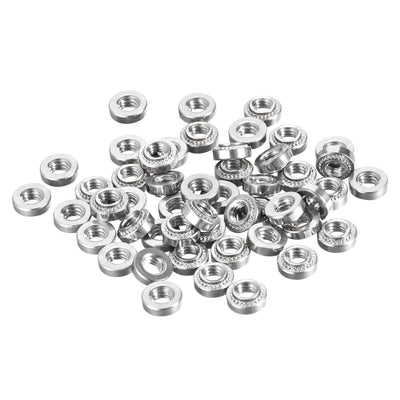 Harfington Uxcell Self -Clinching Nuts,#8-32x3.05mm Stainless Steel Rivet Nut Fastener 50pcs