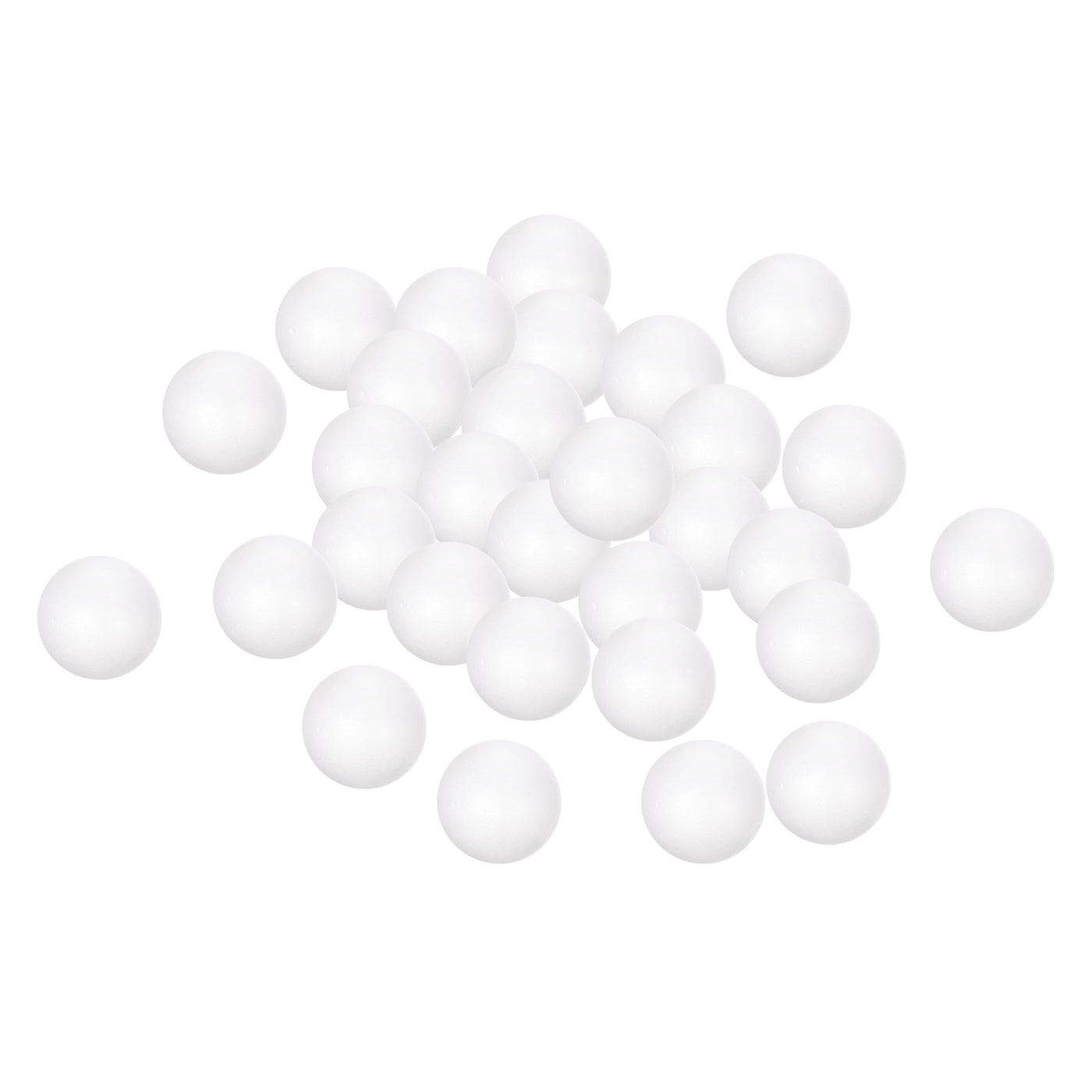 Uxcell Uxcell 72Pcs 1.65" White Polystyrene Foam Solid Balls for Crafts and Party Decorations
