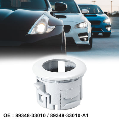 Harfington 89348-33010 Car Bumper Parking Assist Sensor Retainer Holder Bracket for Lexus ES350 2007-2012 HS250h 2010-2012 White