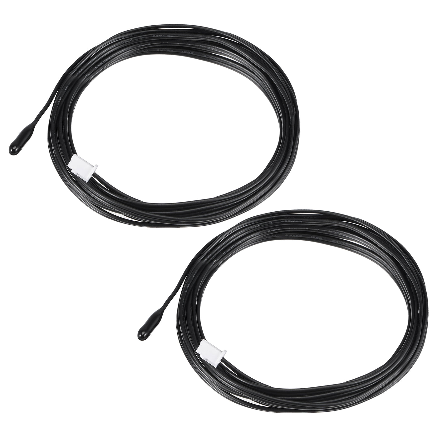 uxcell Uxcell 2pcs 20K NTC Temperature Sensor Probe 6.6ft Digital Thermometer Extension Cable