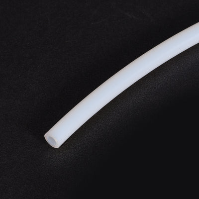 Harfington Uxcell PTFE Tubing Hose Multifunctional Insulating High Temperature Tube Pipe 3mm/0.12''ID x 5mm/0.2''OD x 9.84ft White