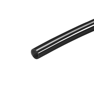 Harfington Uxcell Pneumatic Air Hose Tubing Air Compressor Tube 4mm/0.16''ID x 6mm/0.23''OD x 8m/26.2Ft Polyurethane Pipe Black