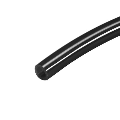 Harfington Uxcell Pneumatic Air Hose Tubing Air Compressor Tube 5mm/0.2''ID x 8mm/0.3''OD x 7.7m/25.2Ft Polyurethane Pipe Black