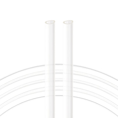 Harfington Uxcell Pneumatic Air Hose Tubing Air Compressor Tube 6.5mm/0.25''ID x 10mm/0.4''OD x 8m/26.2Ft Polyurethane Pipe Transparent