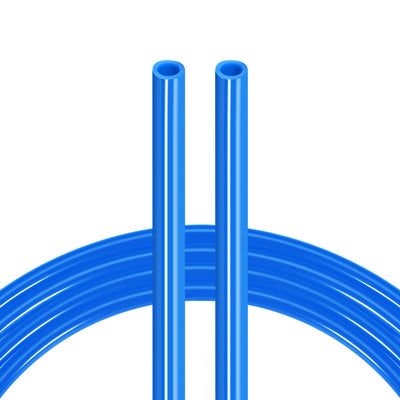 Harfington Uxcell Pneumatic Air Hose Tubing Air Compressor Tube 8mm/0.31''ID x 12mm/0.47''OD x 8m/26.2Ft Polyurethane Pipe Blue