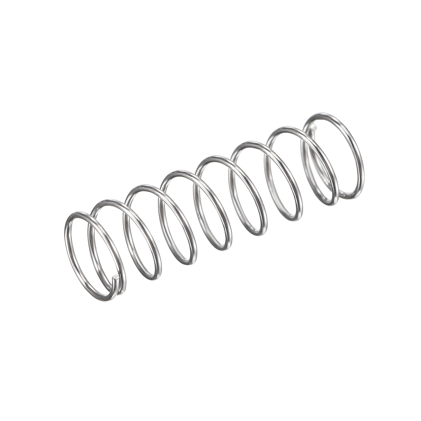 uxcell Uxcell 5mmx0.4mmx15mm 304 Stainless Steel Compression Spring 2N Load Capacity 15pcs