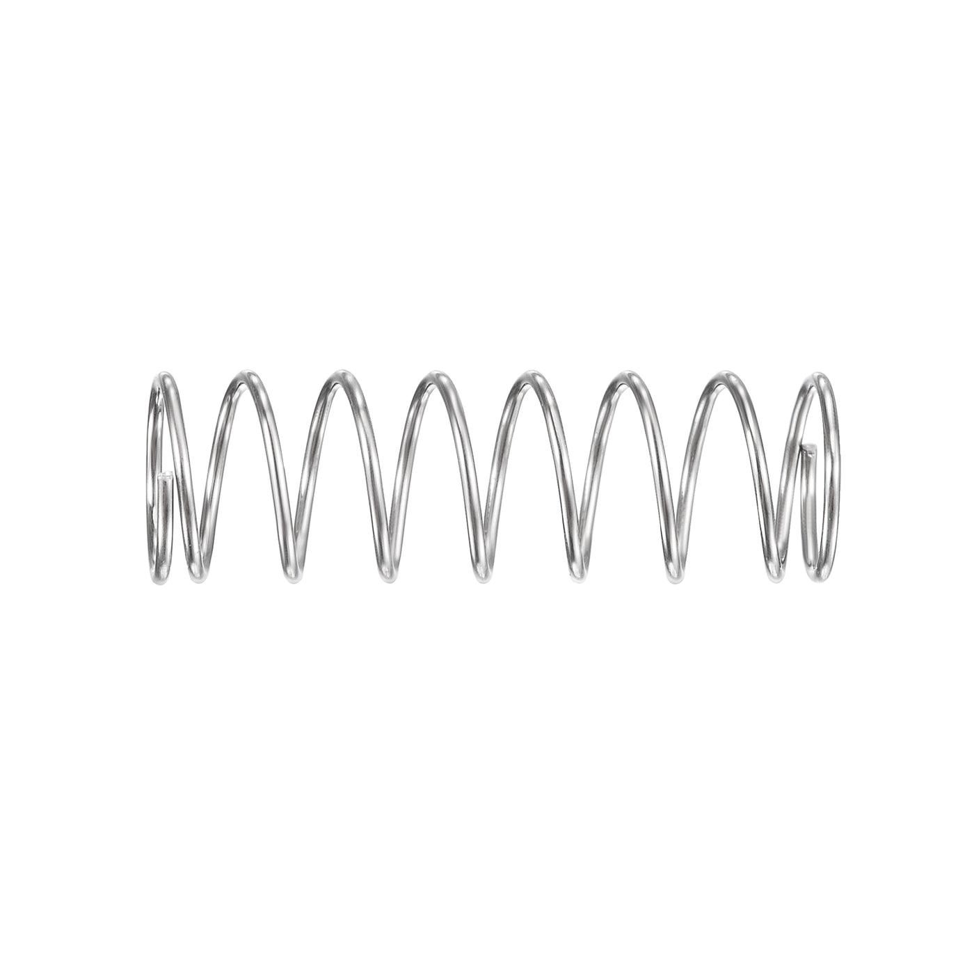 Uxcell 5mmx0.4mmx15mm 304 Stainless Steel Compression Spring 2N Load ...