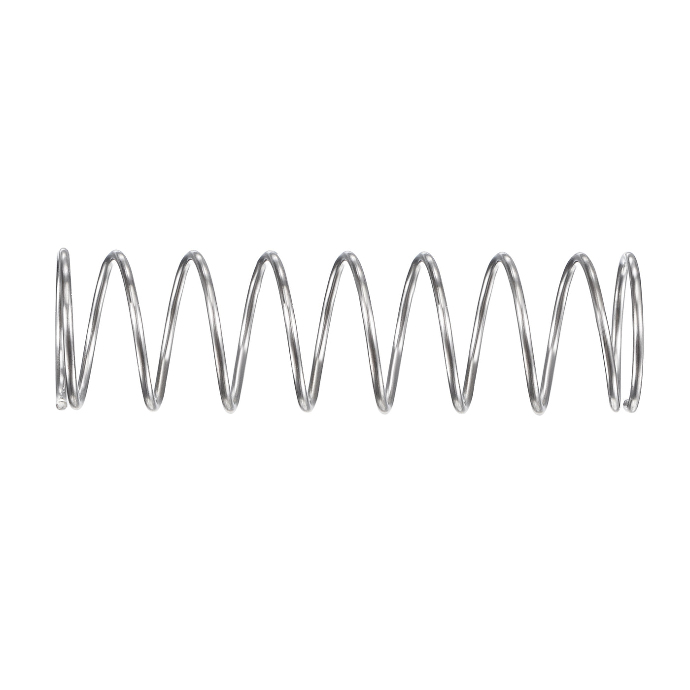 uxcell Uxcell 10mmx0.7mmx35mm 304 Stainless Steel Compression Spring 11.8N Load Capacity 5pcs