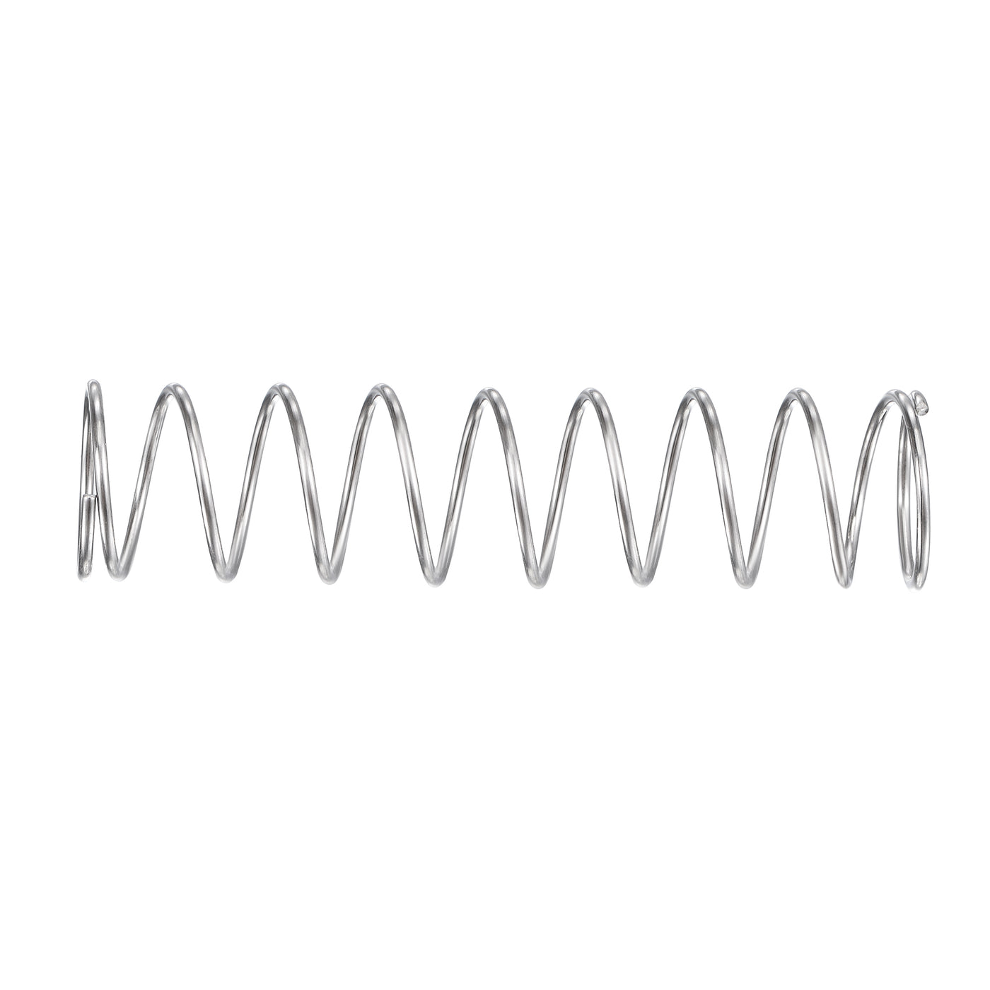 uxcell Uxcell 10mmx0.7mmx40mm 304 Stainless Steel Compression Spring 11.8N Load Capacity 5pcs