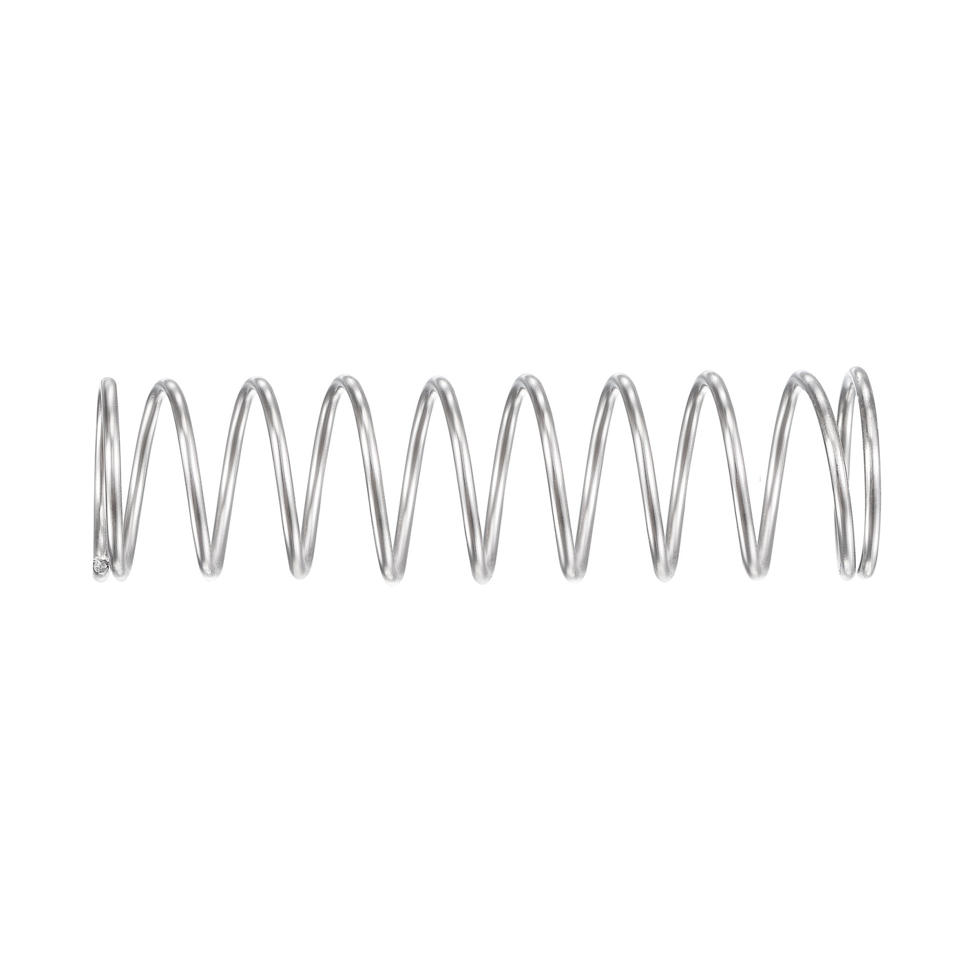 uxcell Uxcell 11mmx0.9mmx40mm 304 Stainless Steel Compression Spring 11N Load Capacity 10pcs