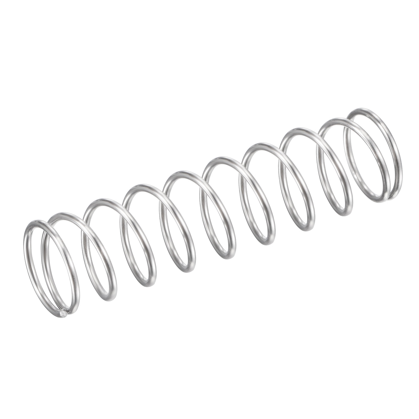 uxcell Uxcell 11mmx0.9mmx40mm 304 Stainless Steel Compression Spring 11N Load Capacity 20pcs
