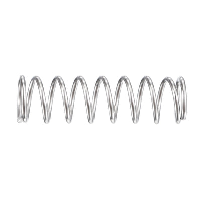 Harfington Uxcell 9mmx1mmx30mm 304 Stainless Steel Compression Spring 31.4N Load Capacity 10pcs