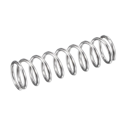 Harfington Uxcell 9mmx1mmx30mm 304 Stainless Steel Compression Spring 31.4N Load Capacity 10pcs
