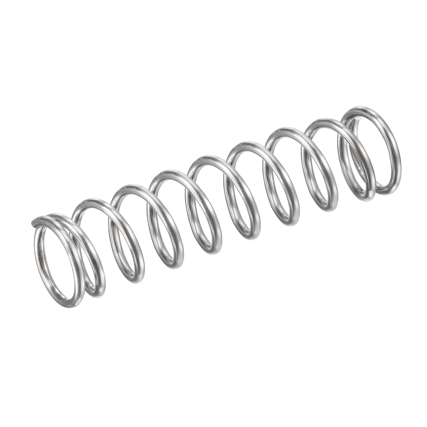 uxcell Uxcell 9mmx1mmx35mm 304 Stainless Steel Compression Spring 31.4N Load Capacity 20pcs