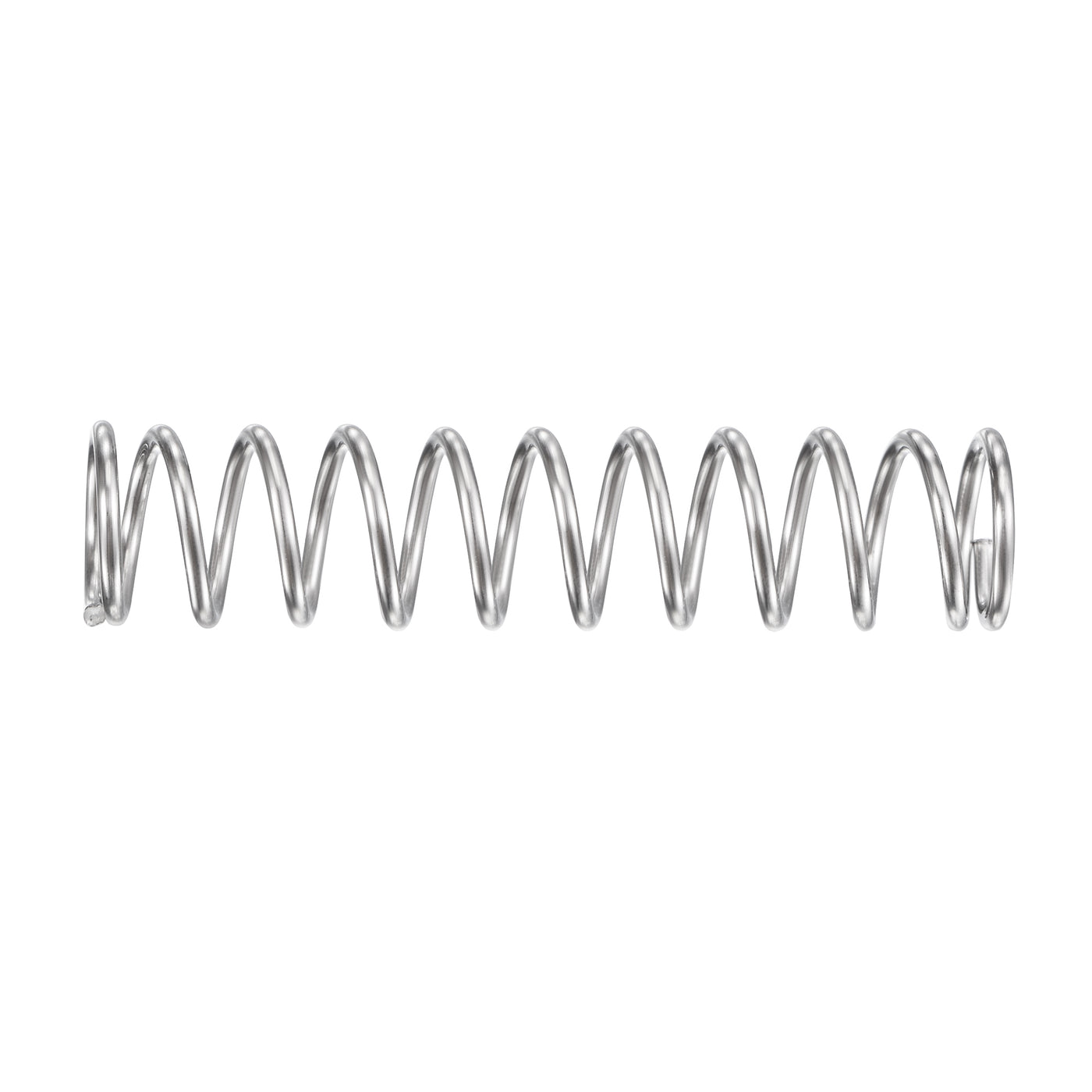 uxcell Uxcell 9mmx1mmx40mm 304 Stainless Steel Compression Spring 31.4N Load Capacity 10pcs