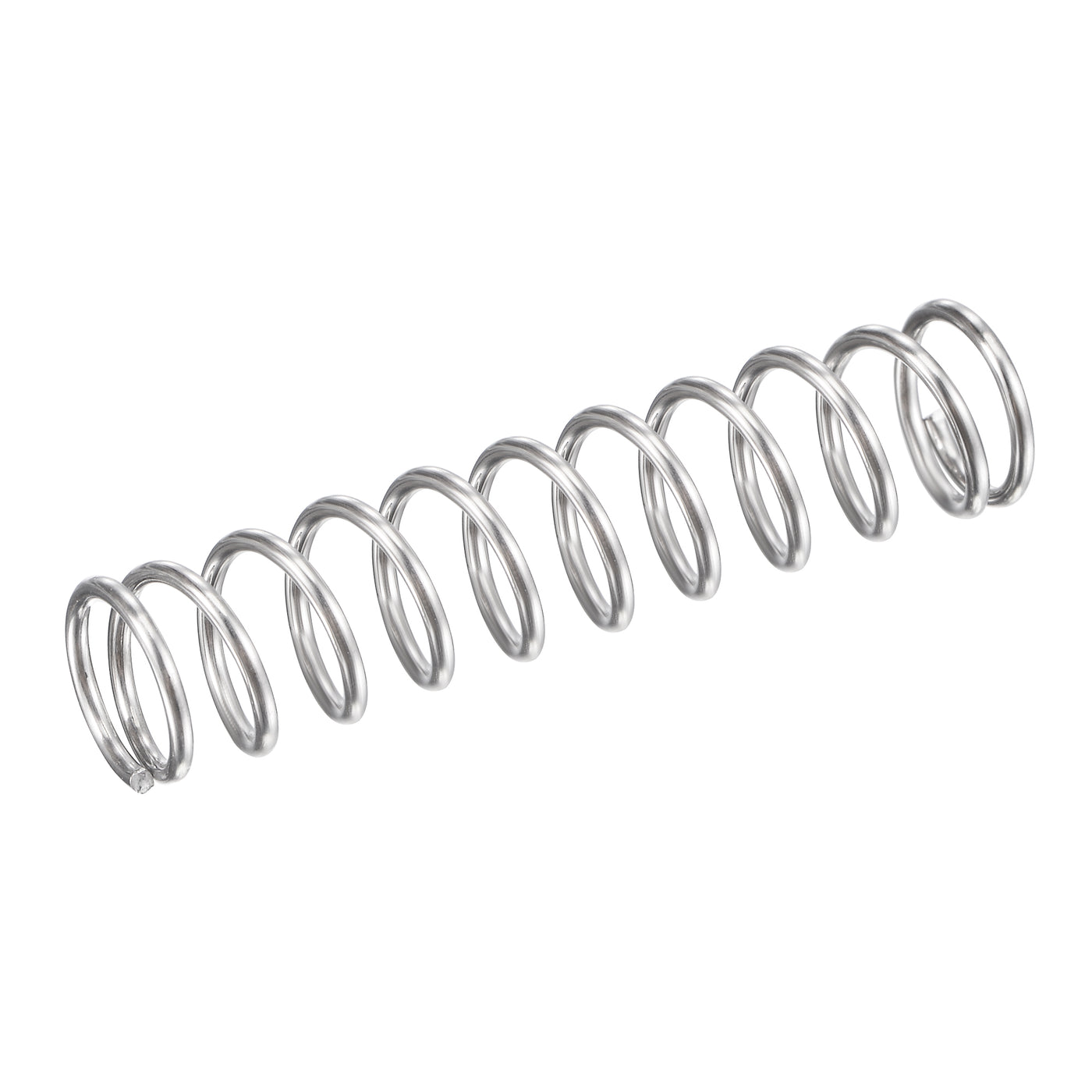 uxcell Uxcell 9mmx1mmx40mm 304 Stainless Steel Compression Spring 31.4N Load Capacity 10pcs