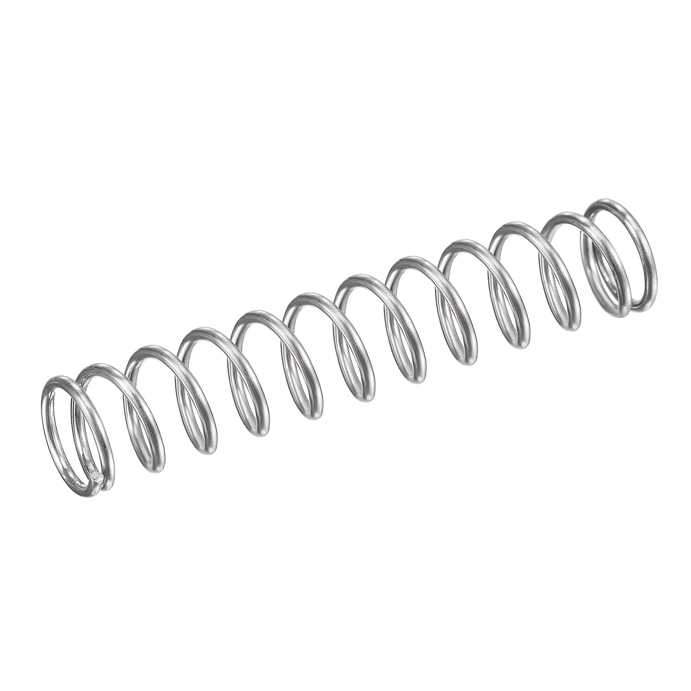 uxcell Uxcell 9mmx1mmx45mm 304 Stainless Steel Compression Spring 31.4N Load Capacity 20pcs