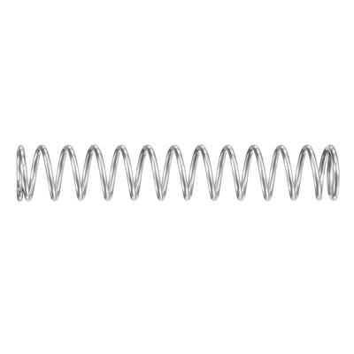 Harfington Uxcell 9mmx1mmx50mm 304 Stainless Steel Compression Spring 31.4N Load Capacity 10pcs