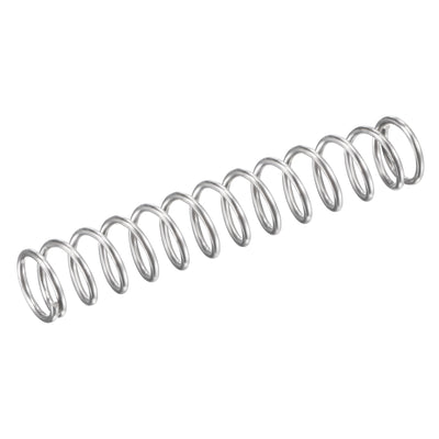 Harfington Uxcell 9mmx1mmx50mm 304 Stainless Steel Compression Spring 31.4N Load Capacity 20pcs
