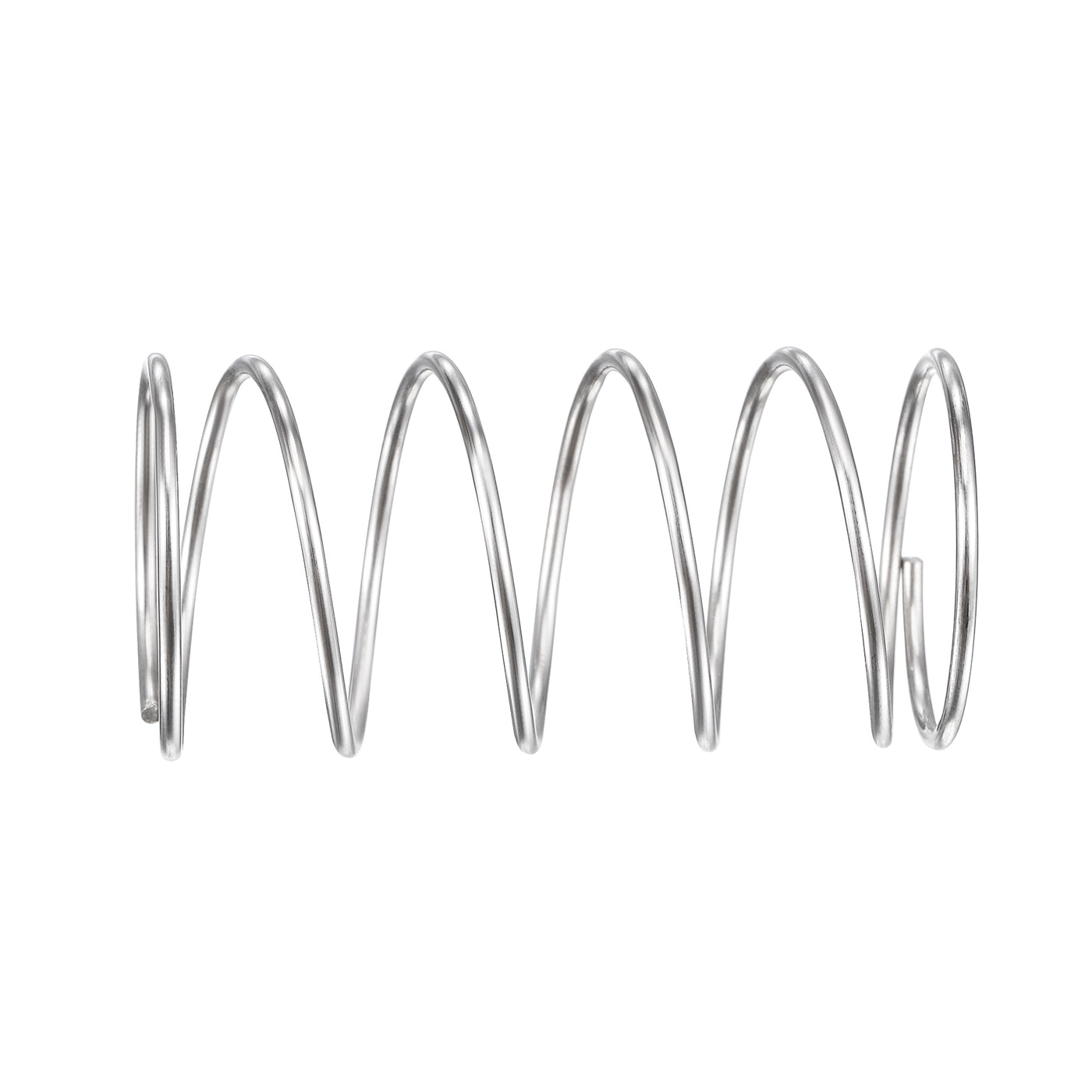 uxcell Uxcell 18mmx1mmx35mm 304 Stainless Steel Compression Spring 5.9N Load Capacity 5pcs