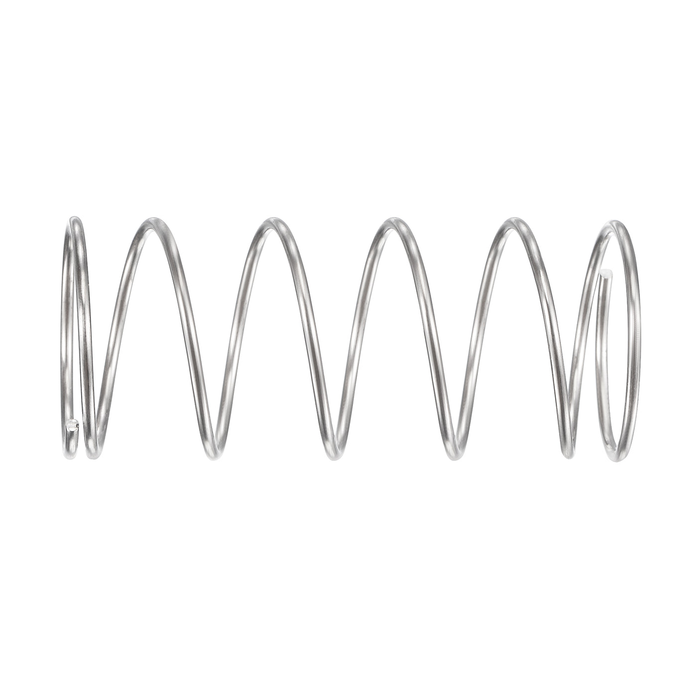 uxcell Uxcell 18mmx1mmx40mm 304 Stainless Steel Compression Spring 5.9N Load Capacity 5pcs