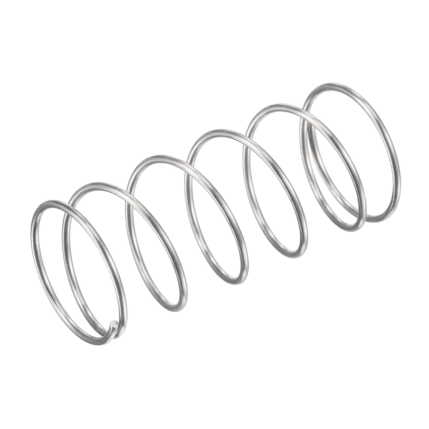 uxcell Uxcell 18mmx1mmx40mm 304 Stainless Steel Compression Spring 5.9N Load Capacity 5pcs