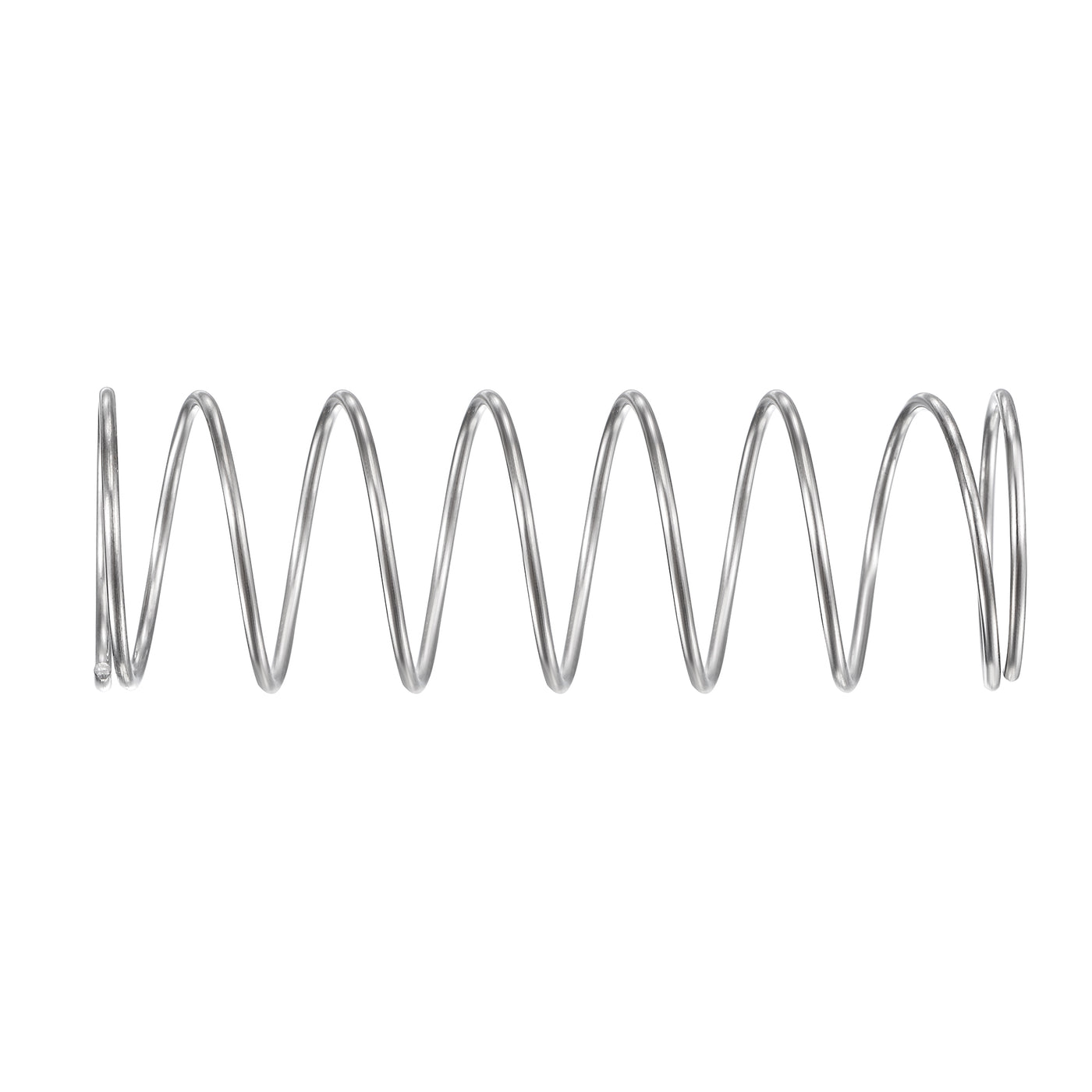 uxcell Uxcell 18mmx1mmx50mm 304 Stainless Steel Compression Spring 5.9N Load Capacity 5pcs