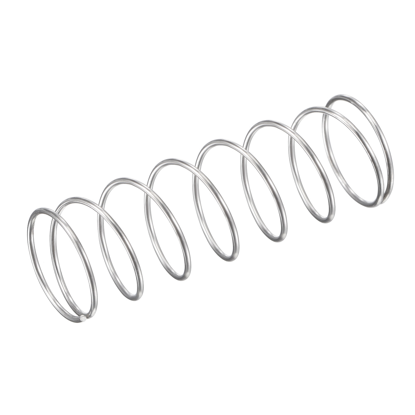 uxcell Uxcell 18mmx1mmx50mm 304 Stainless Steel Compression Spring 5.9N Load Capacity 5pcs