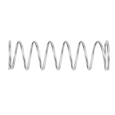 Harfington Uxcell 16mmx1.2mmx50mm 304 Stainless Steel Compression Spring 15.7N Load Capacity 10pcs