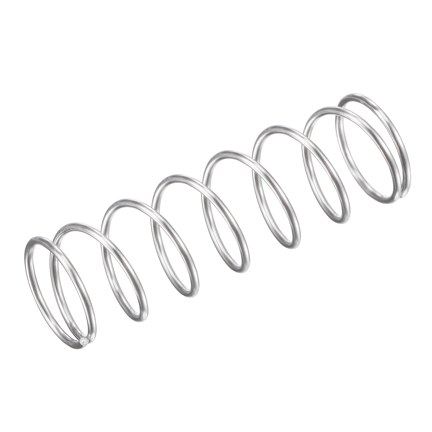 uxcell Uxcell 16mmx1.2mmx50mm 304 Stainless Steel Compression Spring 15.7N Load Capacity 10pcs