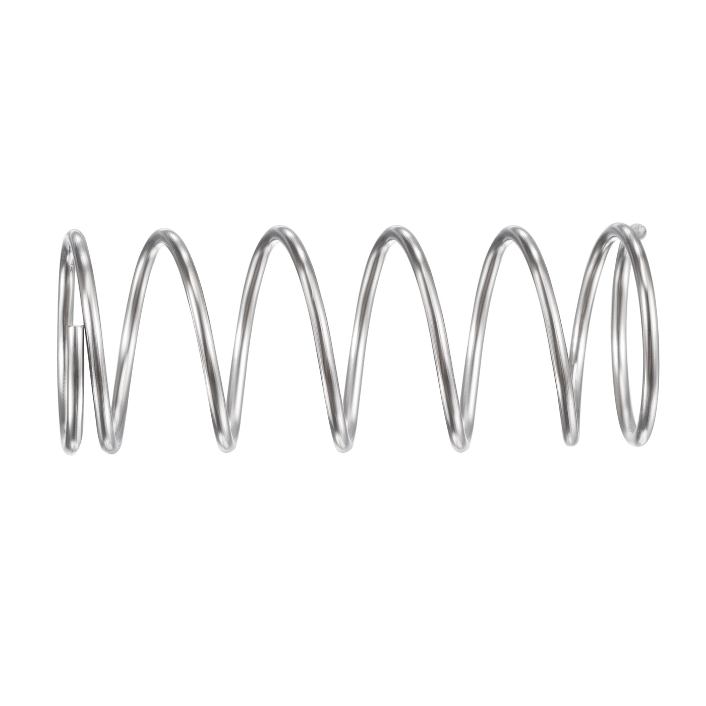 uxcell Uxcell 16mmx1.2mmx40mm 304 Stainless Steel Compression Spring 15.7N Load Capacity 10pcs