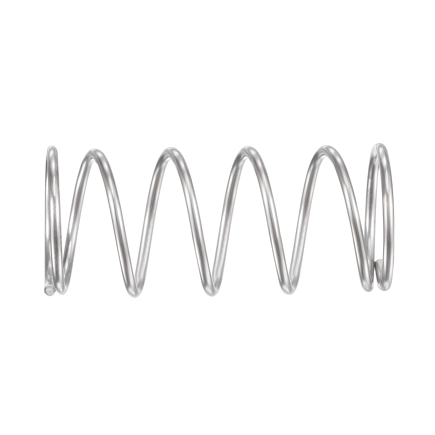 uxcell Uxcell 16mmx1.2mmx35mm 304 Stainless Steel Compression Spring 15.7N Load Capacity 10pcs