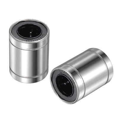 Harfington Uxcell Linear Ball Bearings Nickel Plated for 3D Printers