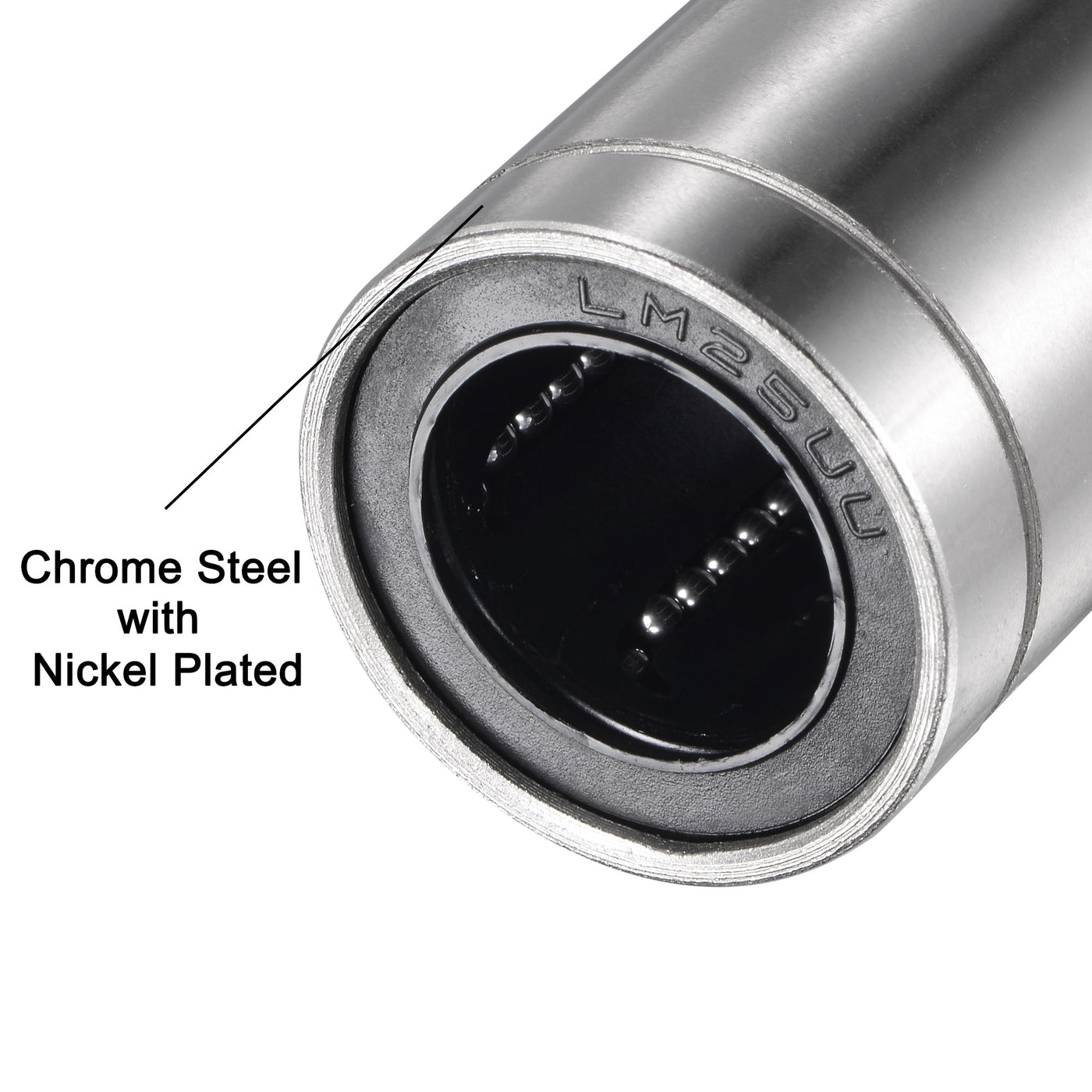 uxcell Uxcell Linear Ball Bearings Nickel Plated for 3D Printers