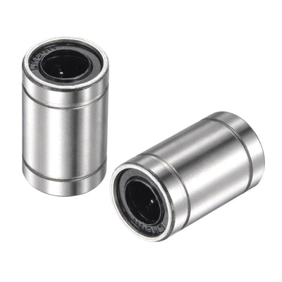 Harfington Uxcell Linear Ball Bearings Nickel Plated for CNC 3D Printer