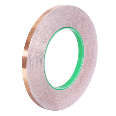 Harfington Uxcell Double-Sided Conductive Tape Copper Foil Tape 12mm x 50m/164ft for EMI Shielding 1pcs
