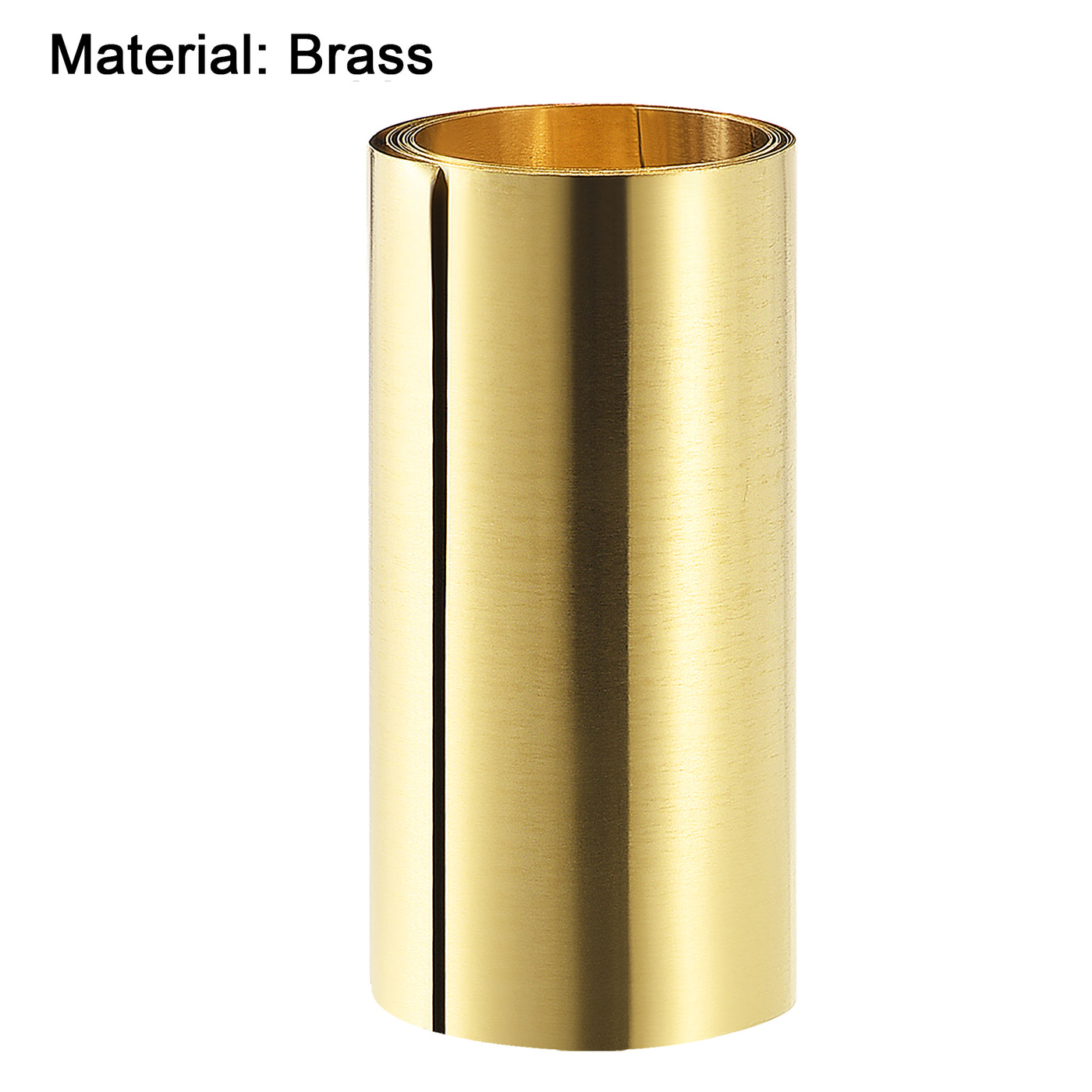 uxcell Uxcell Brass Sheet Roll, Metal Foil Plate 2pcs
