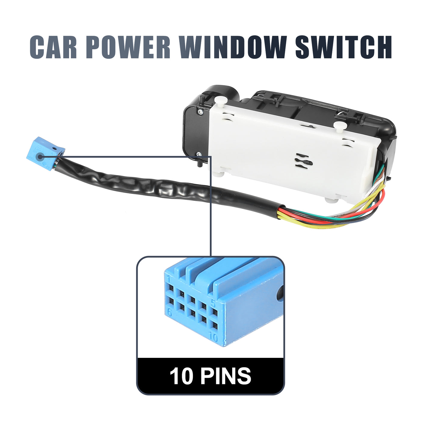 X AUTOHAUX Master Driver Side Power Window Switch 2038200110 Replacement for Mercedes-Benz C55 AMG 2005-2006