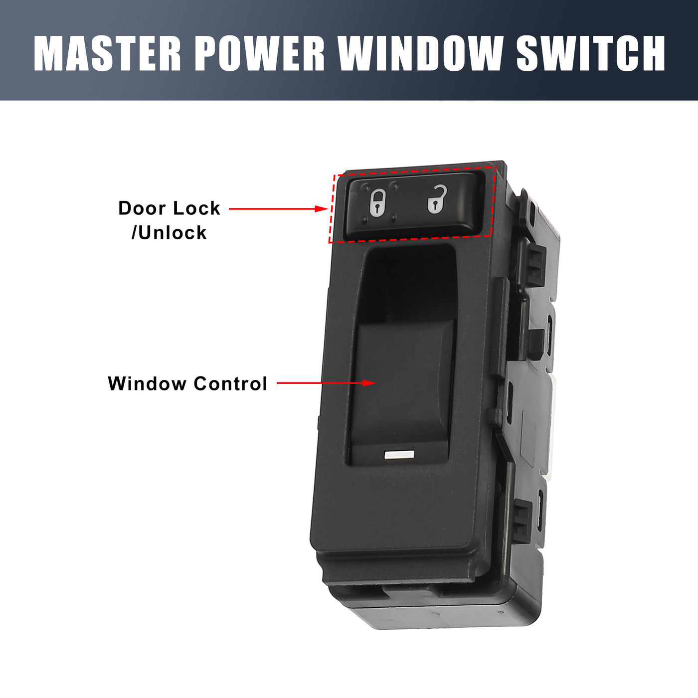 X AUTOHAUX Master Driver Side Power Window Switch 4602785AD Replacement for Dodge Avenger 2008-2014