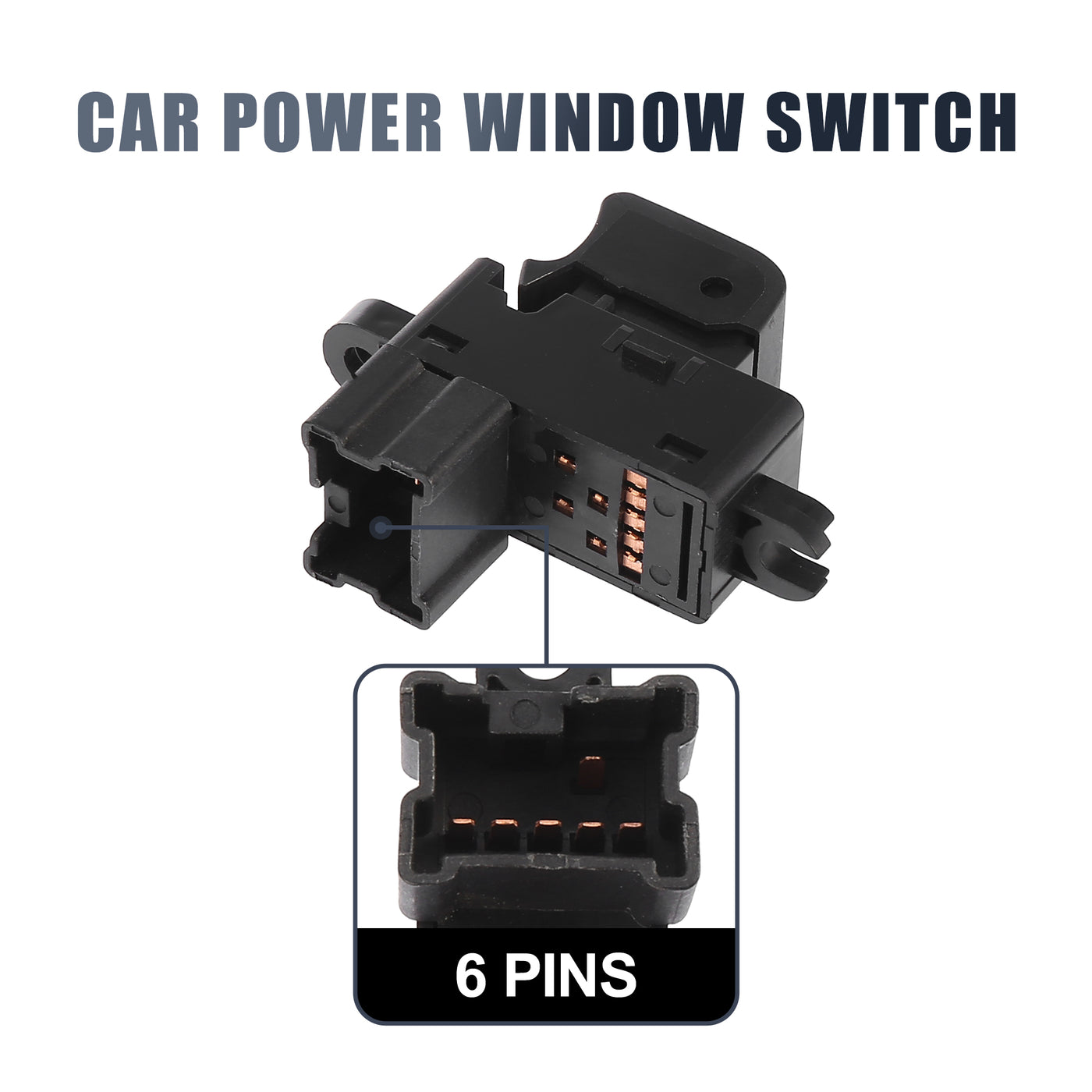 X AUTOHAUX Rear Left Right Side Power Window Switch 25411-EA03A Replacement for Nissan Frontier 2005-2017