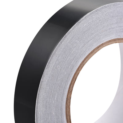 Harfington Uxcell Aluminum Foil Tape Black Matte Tape Non Reflective 25mmx50m/164ft for HVAC, Sealing, Patching Hot and Cold Air Ducts