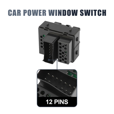Harfington Master Driver Side Power Window Switch 4602756AA Replacement for Jeep Wrangler 2007-2010